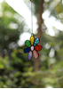 Homelymess Glass Stained Rainbow Flower