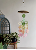 Homelymess Sugar Bunch Seashell windchime