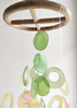 Homelymess Sugar Bunch Seashell windchime