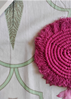 HomelyMess Pink Starburst Macrame Coasters