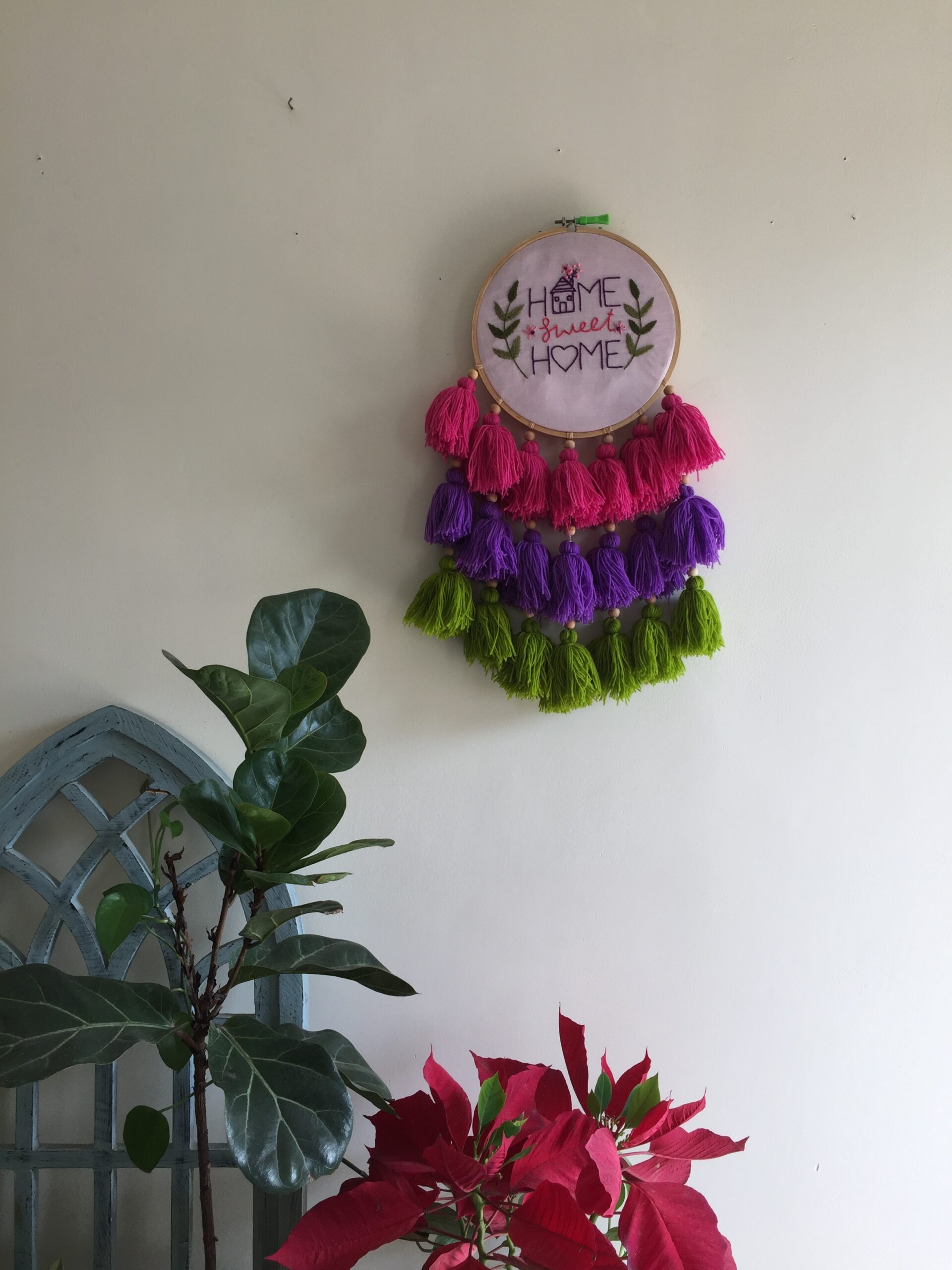 Home Sweet Home With Tassels