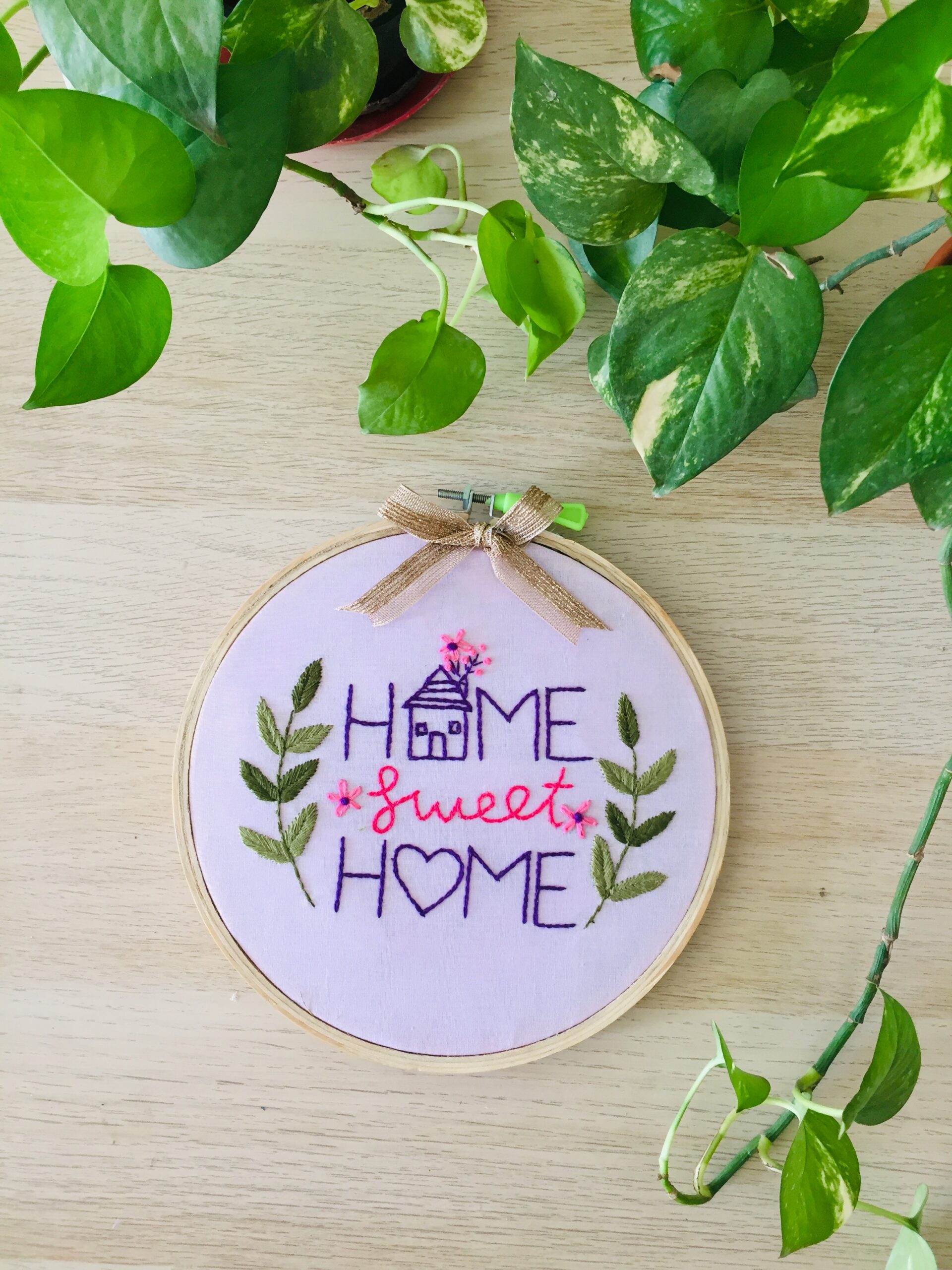Home Sweet Home With Bow