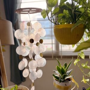 Golden Moonlight Windchime Handmade Decor by Homelymess