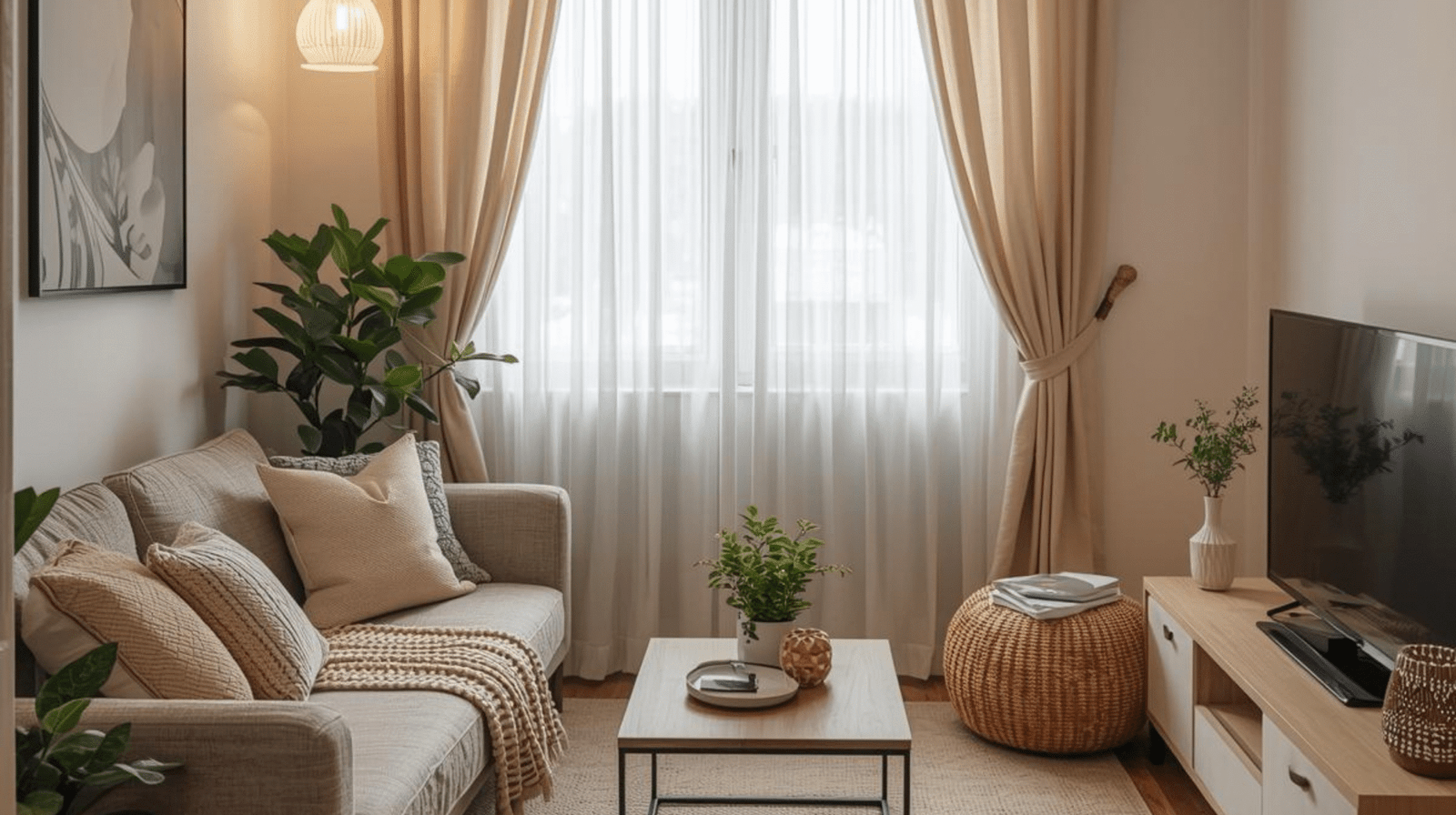 small living room decor on a budget