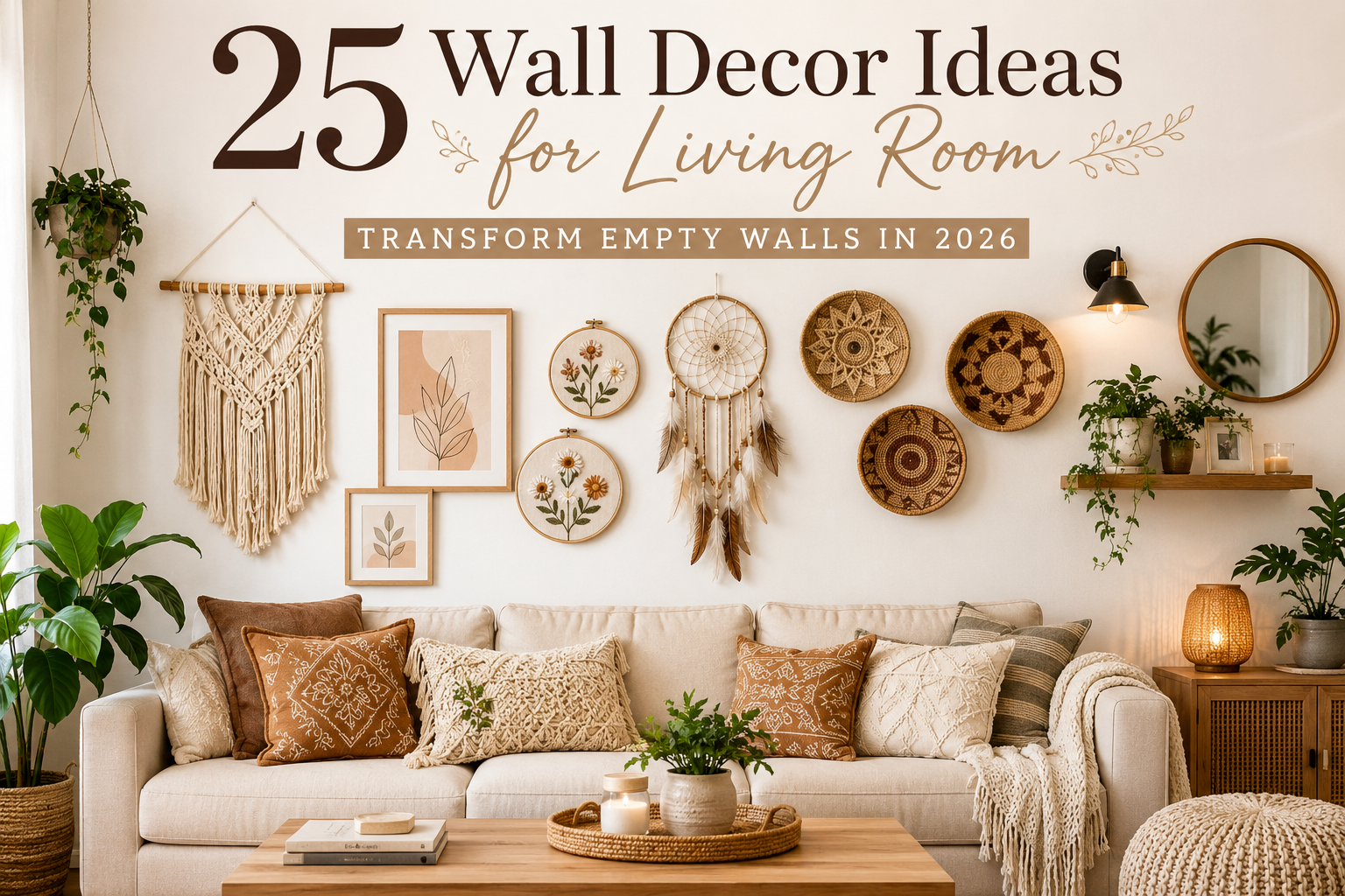 wall decor ideas for living room