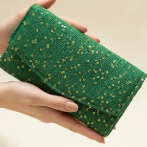 Emerald Reverie Wallet and Sling Bag by Homelymess